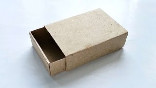 How To Create A Cardstock Matchbox - DIY Crafts Tu