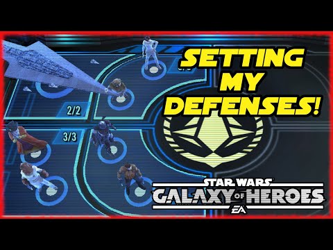 SWGOH 5v5 Grand Arena Defense - What I'm Setting on Both Accounts, February 2023