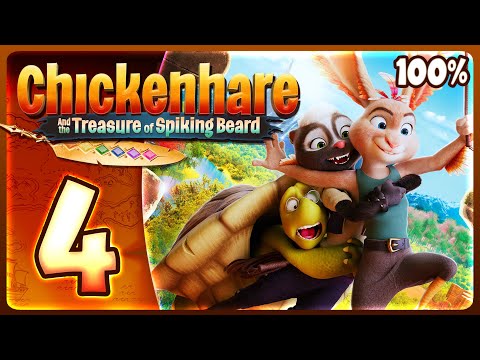 Chickenhare and the Treasure of Spiking-Beard Walkthrough Part 4 (PS5) 100%