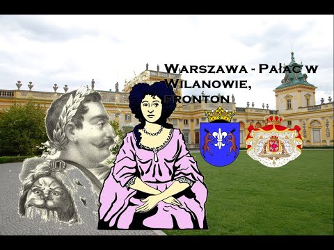 Warszawa - Pałac w Wilanowie, fronton #1 🇵🇱🚶‍♂️🏛🖼🎨🏺