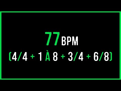 77 BPM - METRÔNOMO - CLICK (VERSÃO COMPLETA)