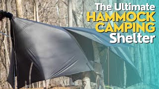 Bonded Side Entry Tarp: The Ultimate Hammock Camping Shelter