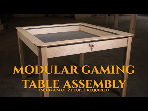 How To Assemble Your Wyrmwood Modular Gaming Table