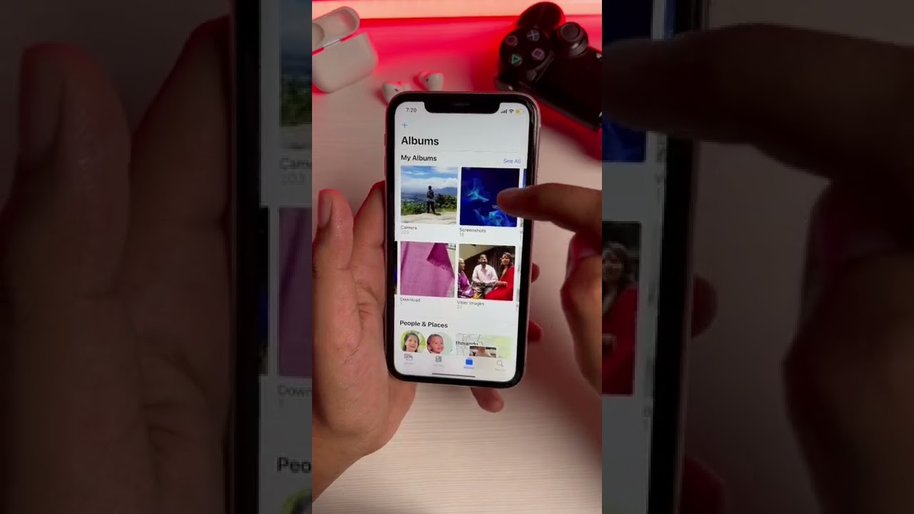 Drag,Drop Photo from one Folder to another !! #easyhacks #iphonetricks #iphone #iphonetips