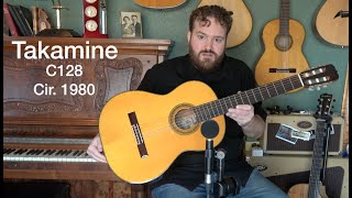 Video thumbnail for Takamine C128 Classical Guitar by Dustin Rose