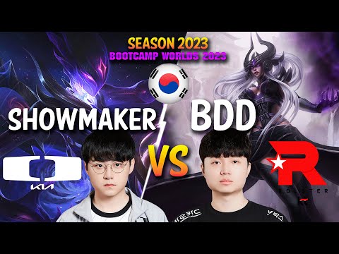 DK Showmaker vs KT BDD - Showmaker ORIANNA vs BDD SYNDRA Mid - Patch 13.19 KR Ranked