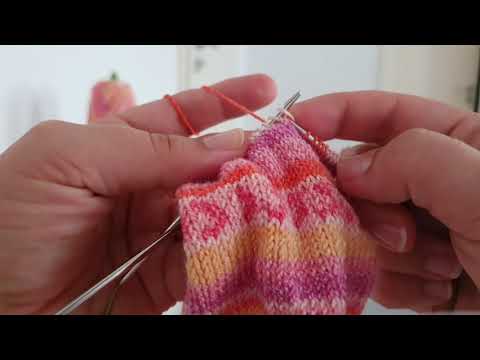 Stress relief knitting - relax and fall asleep