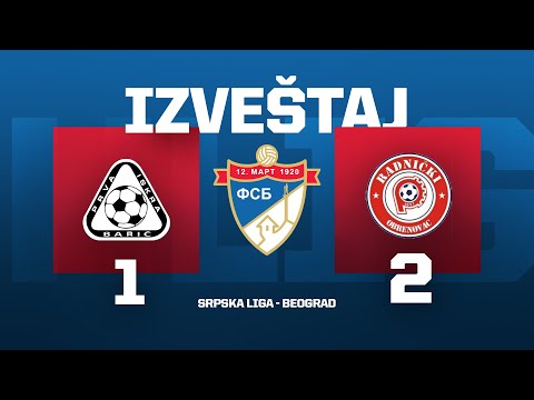 PRVA ISKRA - RADNIČKI  Srpska Liga Beograd 25/26 - 7. Kolo