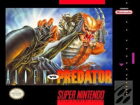 Alien vs. Predator (SNES) Speedrun 36:22 All Stages USA Version. (WR)
