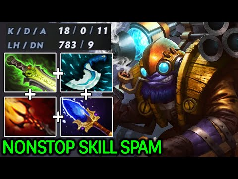 Fap Hand Tinker – Heavy Burst Damage Nonstop Skill Spam Dota 2