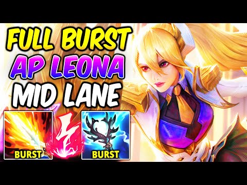 FULL AP LEONA MID LANE INSANE BURST - League of Legends