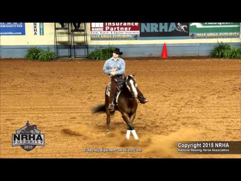 GH Cromed Mercedes ridden by Russell A Ratkowski, Jr  - 2015 NRHA Futurity