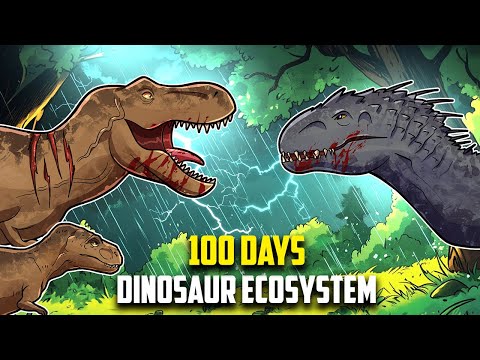 I Simulated A Dinosaur Ecosystem For 100 Days! | Jurassic World Evolution 3