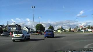 preview picture of video 'Driving Along Rue De Monistrol D29 Lorient, Morbihan, Brittany, France 10th July 2009'