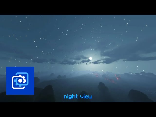 2022 / Minecraft Live Wallpaper / Night View (Available in Wallpaper ...