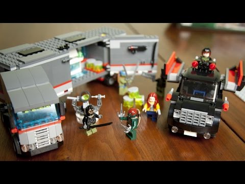 Vidéo LEGO Tortues Ninja 79116 : L'évasion en camion