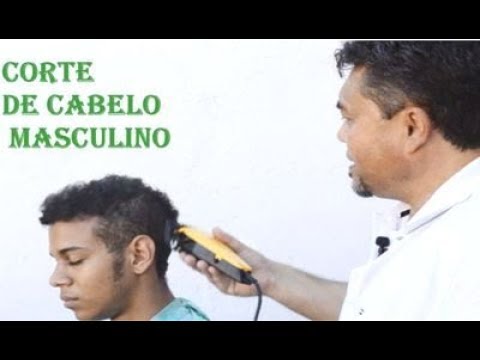 Corte de Cabelo Masculinos Técnicas Precisas com Máquina e Tesoura