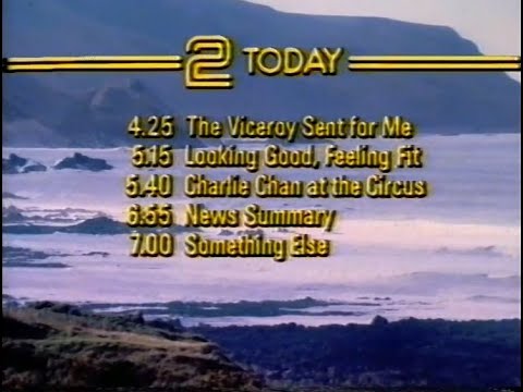 Friday 5th November 1982 BBC2 - Chronicle - Viceroy Sent For Me - Charlie Chan - Interval - Testcard