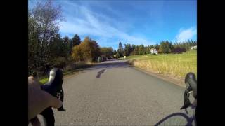 preview picture of video 'Bicycle ride up Stampede in Sequim, WA'