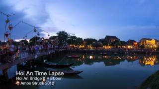 preview picture of video 'Time Lapse of Hoi An Bridge and Harbour in Vietnam'