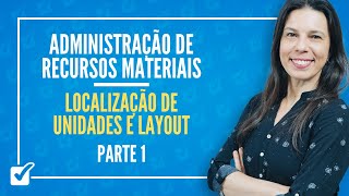 Localização de Unidades e Layout (Almoxarifado) Parte 1 - Prof.ª Izabel Ataíde