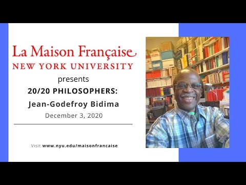 Jean-Godefroy Bidima video 2