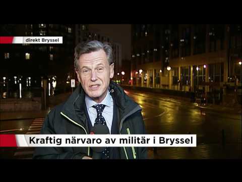 Fortsatt högsta säkerhetsläge i Bryssel - Nyheterna (TV4)