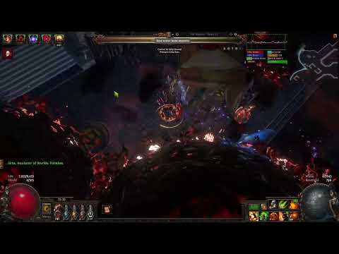 My First UBER Sirus, the Awakener Fight/PATH of EXILE #pathofexile