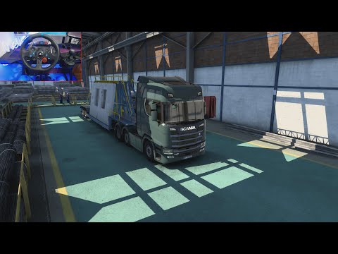 ETS 2: Scania R High Roof 450 Hp | Linz (Áo) - Pécs (Hungari) | Steering Wheel Logitech G29