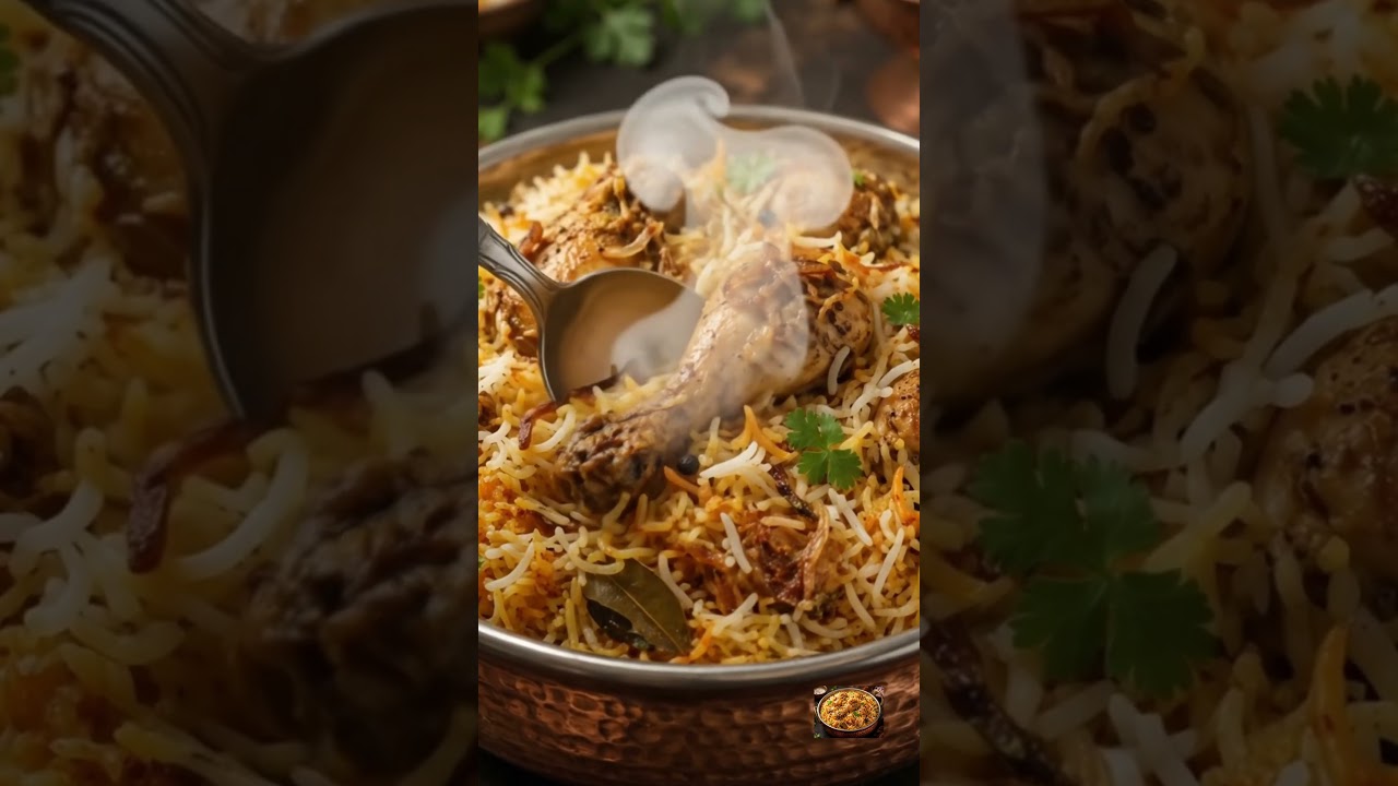 বিরিয়ানির গন্ধ নাকে চলে আসছে #vloggeritssaeed #biriyani #shorts #shortvideo #delicious