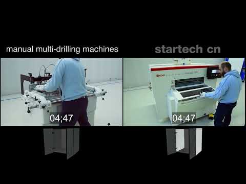 SCM STARTECH CN CNC DRILLING AND GROOVING MACHINE