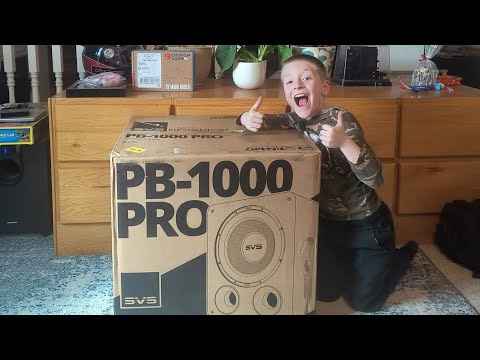 SVS PB-1000 PRO unboxing