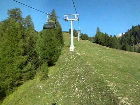 Latte Mar, Predazzo Italy, on the Chair lift