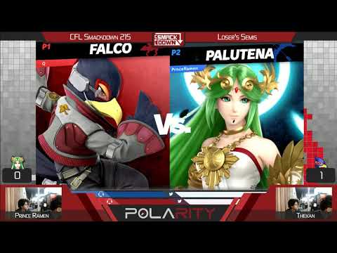 CFL Smackdown Ultimate  215 - PrinceRamen (Palutena) vs Thexan (Falco) - Losers Semis