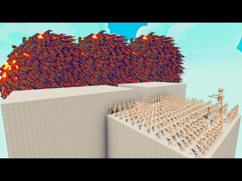200x SKELETON + 1x GIANT vs EVERY GOD - Totally Accurate Battle Simulator TABS