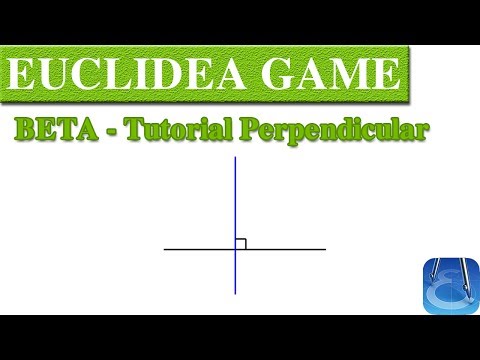 Euclidea (Beta) Tutorial Perpendicular | Online Courses | Math Games | Math Garden 🌟🌟🌟