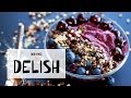 Vegan Berry Ice Cream Duronic Delish BL3 Blend Go Personal Blender