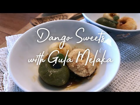 Dango Sweets with Gula Melaka: Japanese Dessert with a Malaysian Twist