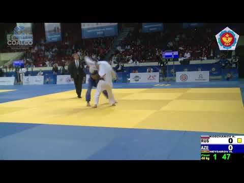 66 kg Kodzhakov R Heydarov H 18 04 2015 Т3 Кубок Европы по дзюдо среди юниоров и юниорок, САНКТ ПЕТЕ