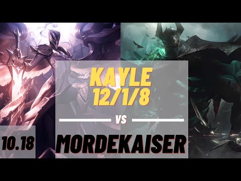 SNAPPIN' NECKS AND CASHIN' CHECKS Kayle vs Mordekaiser TOP lane