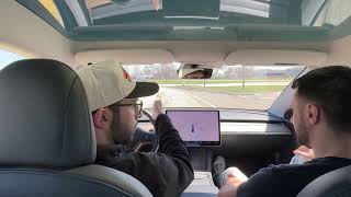 Tesla Model 3 Summon Mode Tested (Busy Mall)