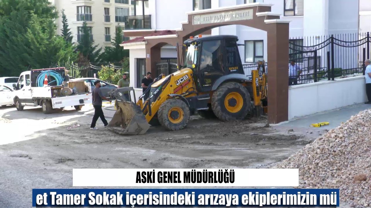 ASKİ-Esertepe Mah Şehit Ahmet Tamer Sokak İçerisindeki Arızaya Ekiplerimizin Müdahalesi Devam Ediyor