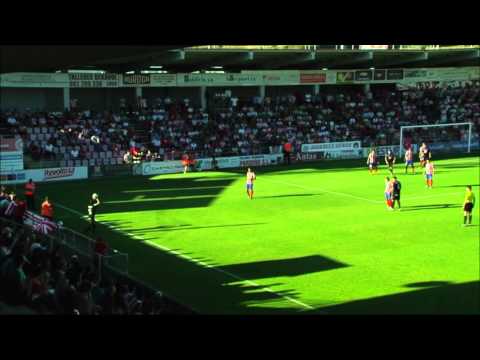 Gol de Borja (0-1) en el CD Lugo - SD Huesca Jornada 5