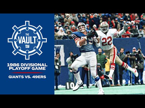 Giants Overwhelm 49ers in 1986 NFC Divisional Playoff Game! | New York Giants