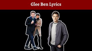 Glee Ben Lyrics