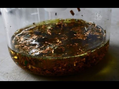 Dissolving Computer Scrap Gold in Aqua Regia