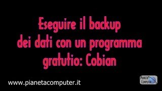 preview picture of video 'Eseguire i backup programmati - Pianeta Computer Mestre'