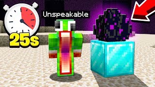 I BEAT MINECRAFT IN 25 SECONDS!