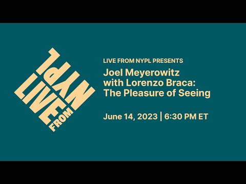 Joel Meyerowitz with Lorenzo Braca: The Pleasure of Seeing | LIVE from NYPL