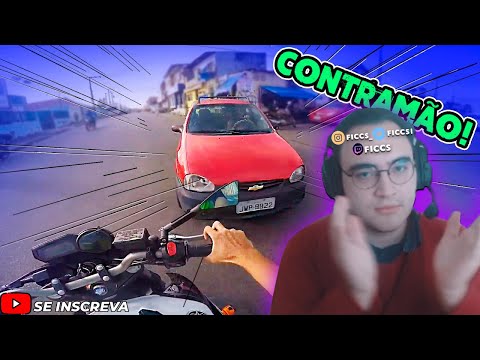 Ficcs reage ao Xracing em "Sustos de moto (EP. 127)"